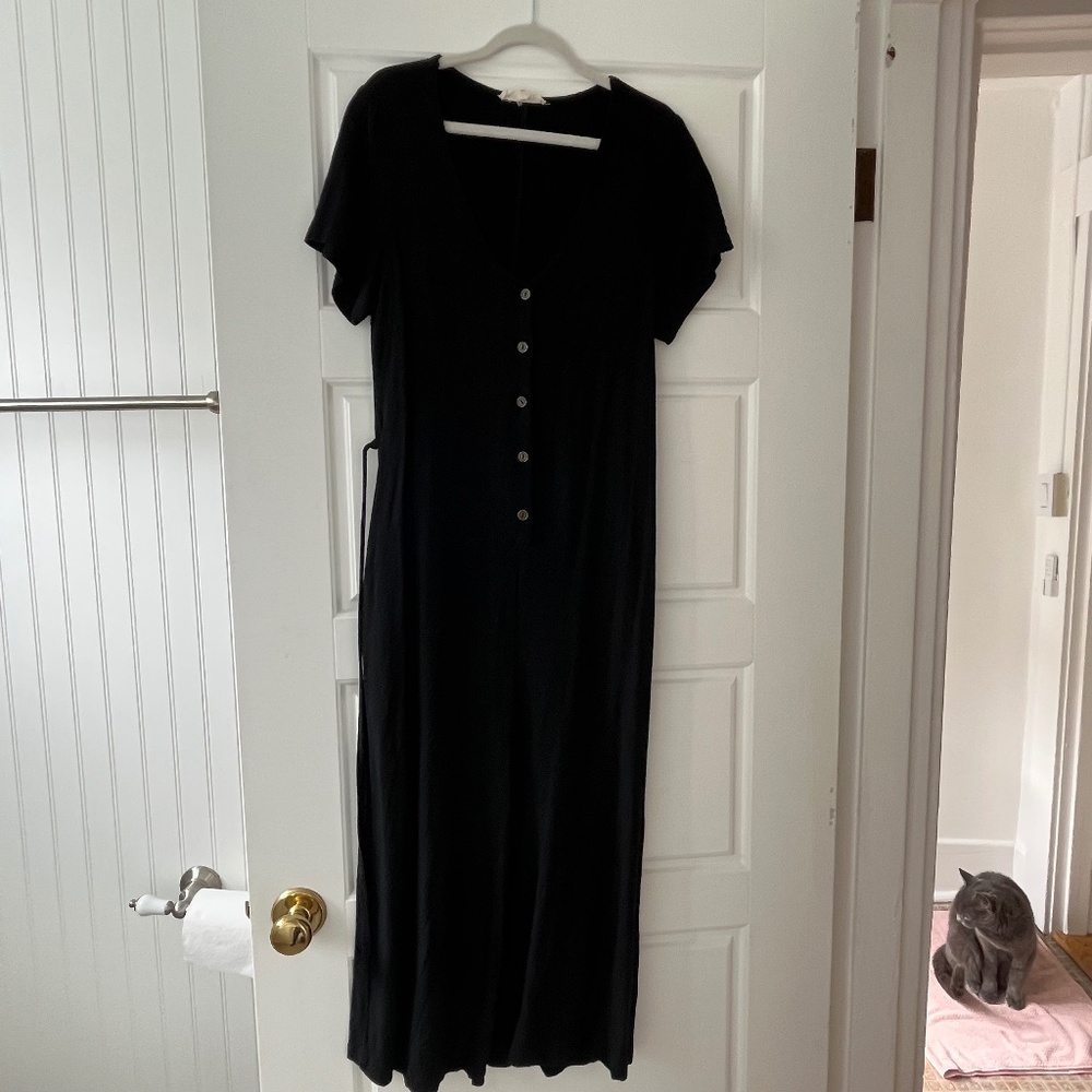 Grade & Gather Midi Wide-Leg Jumpsuit